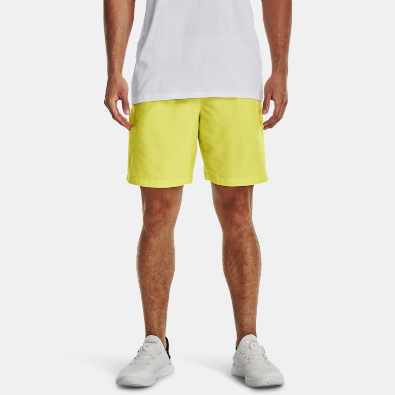 Men's Under Armour Woven Graphic Shorts Lime Yellow / Marine OD Green XXL